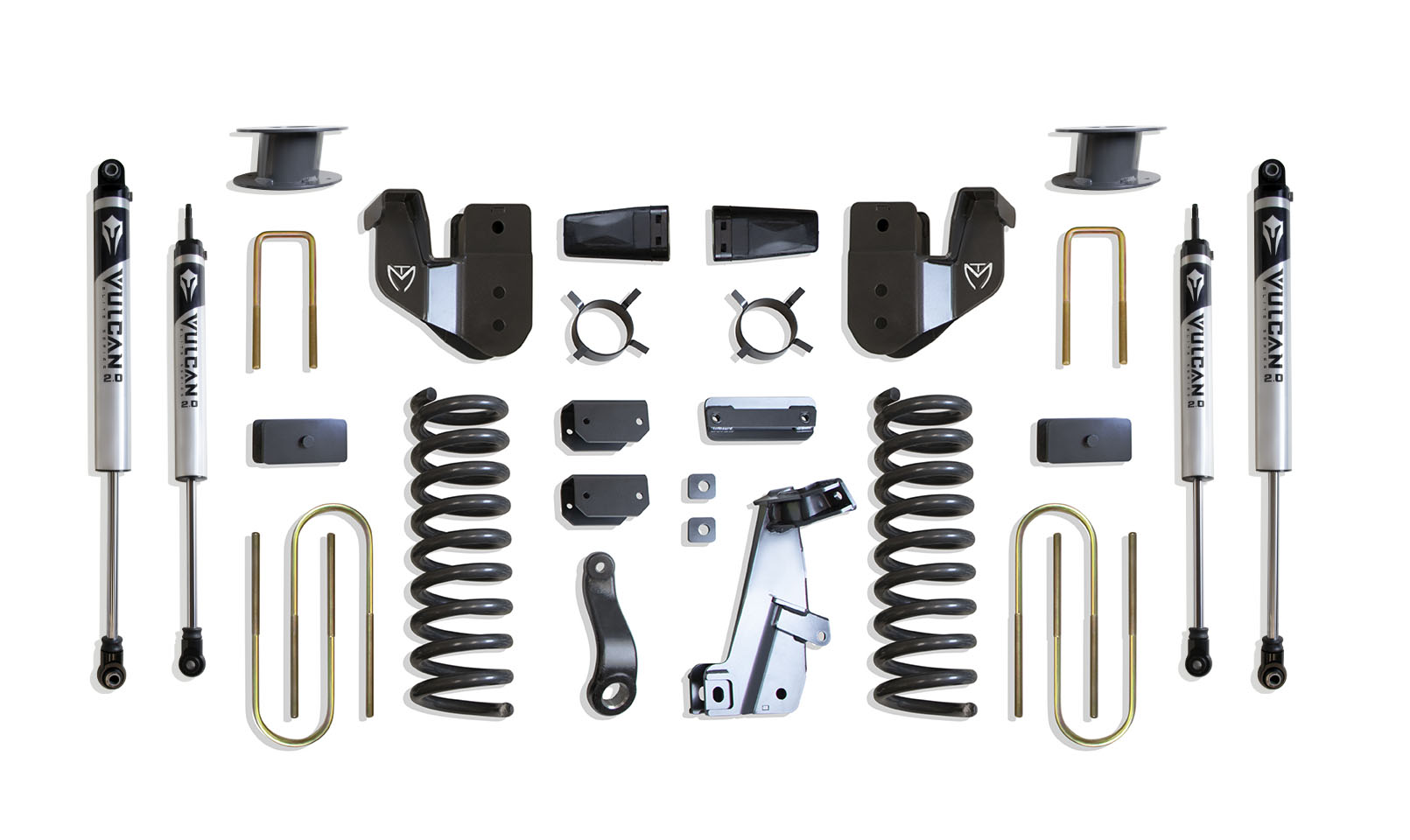2013-2018 RAM 3500 4WD DIESEL 6" LIFT KIT (VULCAN SHOCKS) (FACTORY REAR AIR RIDE)