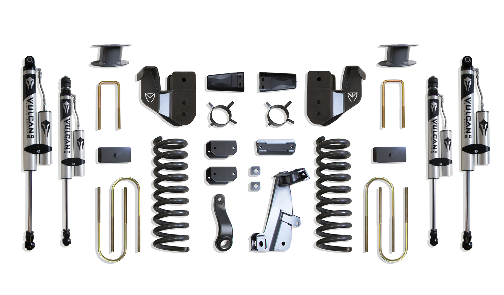 2013-2018 RAM 3500 4WD DIESEL 6" LIFT KIT (VULCAN RESERVOIR SHOCKS) (FACTORY REAR AIR RIDE)