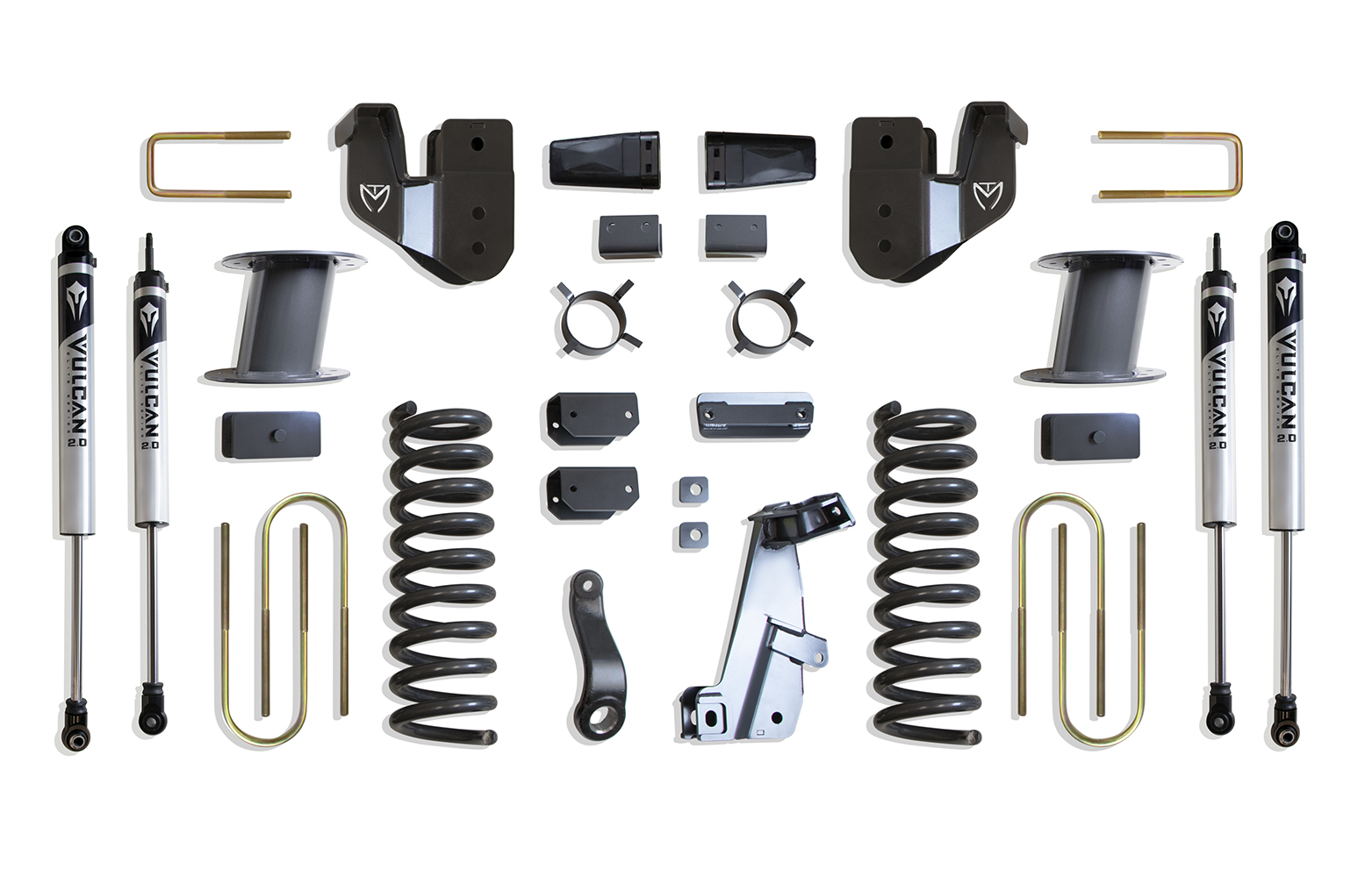 2013-2018 RAM 3500 4WD DIESEL 8" LIFT KIT (VULCAN SHOCKS) (FACTORY REAR AIR RIDE)