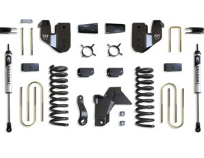 2019-2026 RAM 3500 4WD DIESEL 4" LIFT KIT (VULCAN SHOCKS) (FACTORY REAR AIR RIDE)