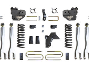 2019-2026 RAM 3500 4WD DIESEL 4" LIFT KIT W/ 4-LINKS (VULCAN SHOCKS) (FACTORY REAR AIR RIDE)
