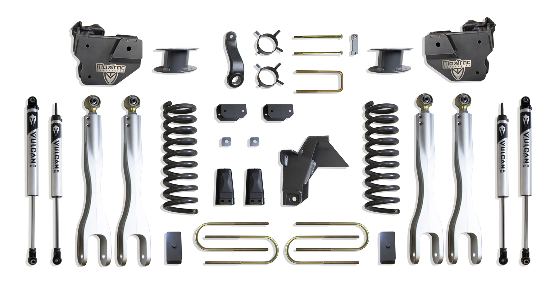 2019-2026 RAM 3500 4WD DIESEL 6" LIFT KIT W/ 4-LINKS (VULCAN SHOCKS) (FACTORY REAR AIR RIDE)
