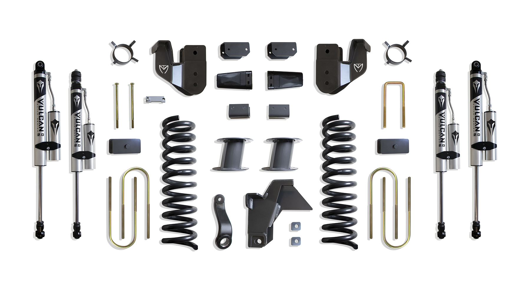 2019-2026 RAM 3500 4WD DIESEL 8" LIFT KIT (VULCAN RESERVOIR SHOCKS) (FACTORY REAR AIR RIDE)