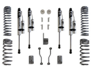 2018-2026 JEEP JL WRANGLER 3" LIFT KIT W/ VULCAN RESERVOIR SHOCKS
