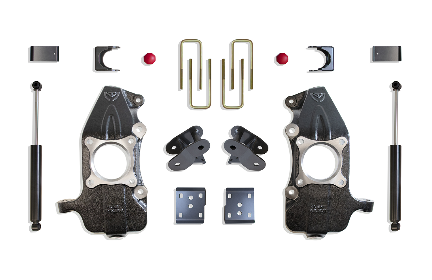 2021-2026 F-150 2WD 2"/4" LOWERING KIT (SPINDLES) (REQUIRES 22" RIMS OR LARGER)