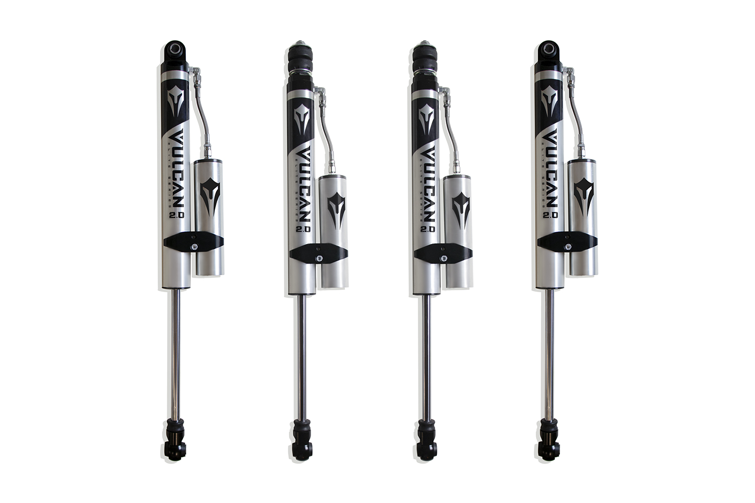 2017-2026 F-250/F-350 4WD 2.5" F&R VULCAN SERIES RESERVOIR SHOCKS - 2.5" LIFT HEIGHT