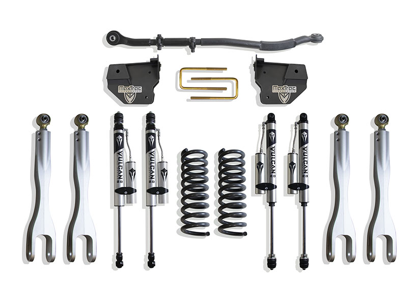 2014-2026 RAM 2500 4WD DIESEL 2.5" LIFT KIT W/ 4-LINKS (VULCAN RESERVOIR SHOCKS)