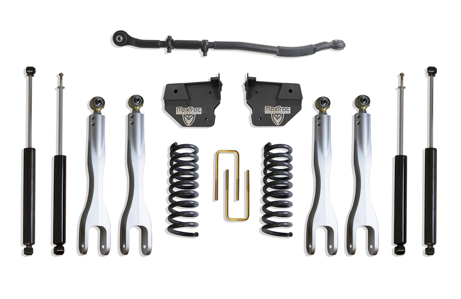 2013-2026 RAM 3500 4WD DIESEL 2.5" LIFT KIT W/ 4-LINKS (MAX TRAC SHOCKS)