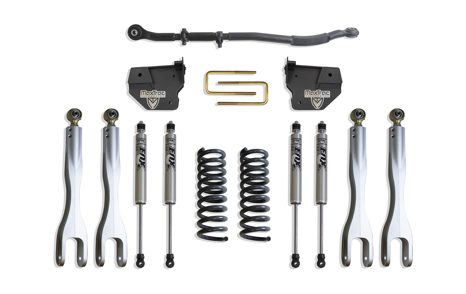 2013-2026 RAM 3500 4WD DIESEL 2.5" LIFT KIT W/ 4-LINKS (FOX SHOCKS)