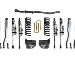 2013-2026 RAM 3500 4WD DIESEL 2.5" LIFT KIT W/ 4-LINKS (VULCAN RESERVOIR SHOCKS)