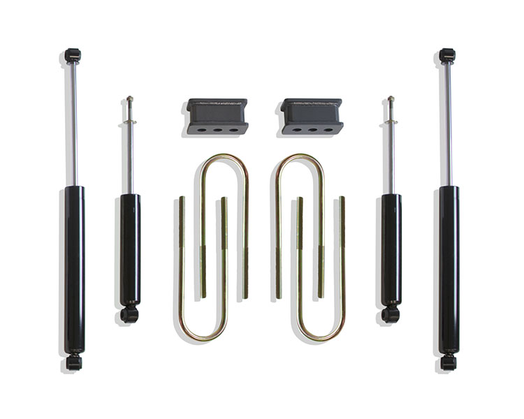 2003-2008 RAM 3500 2WD 2.5" REAR LIFT BOX KIT (4.125" X 16.5"" U-BOLTS) (DUALLY MODELS) (MAX TRAC SHOCKS)