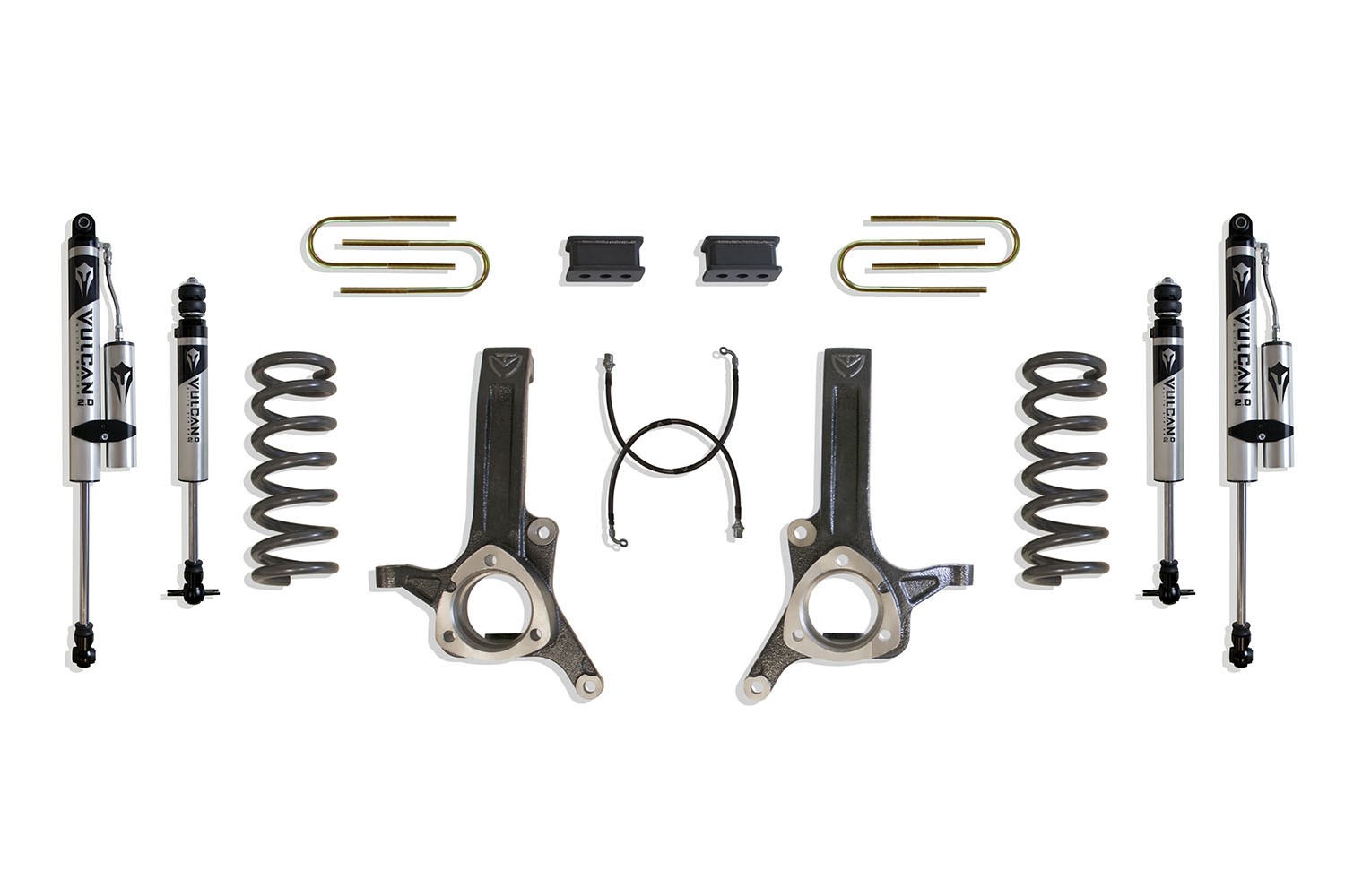 2003-2008 RAM 2500 2WD DIESEL 6.5" LIFT KIT (3.625" X 10" U-BOLTS) (VULCAN IFP FRONT/ VULCAN RESERVOIR REAR SHOCKS)