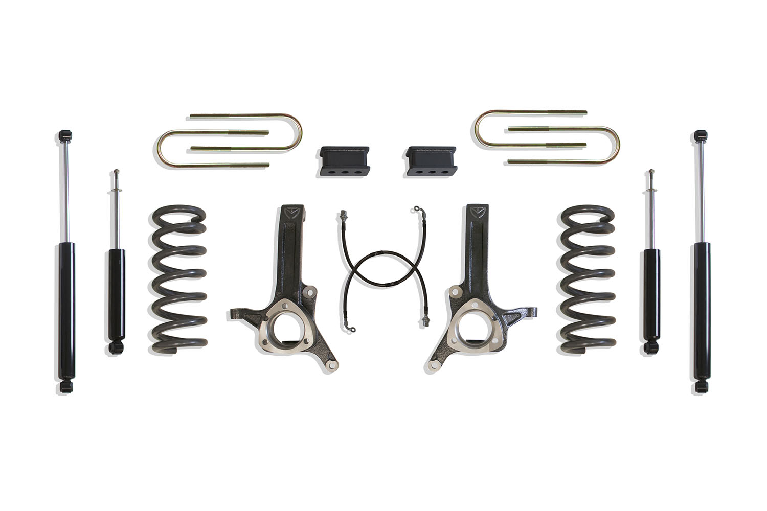 2003-2008 RAM 3500 2WD DIESEL 6.5" LIFT KIT (4.125" X 16.5" U-BOLTS) (DUALLY MODELS) (MAX TRAC SHOCKS)