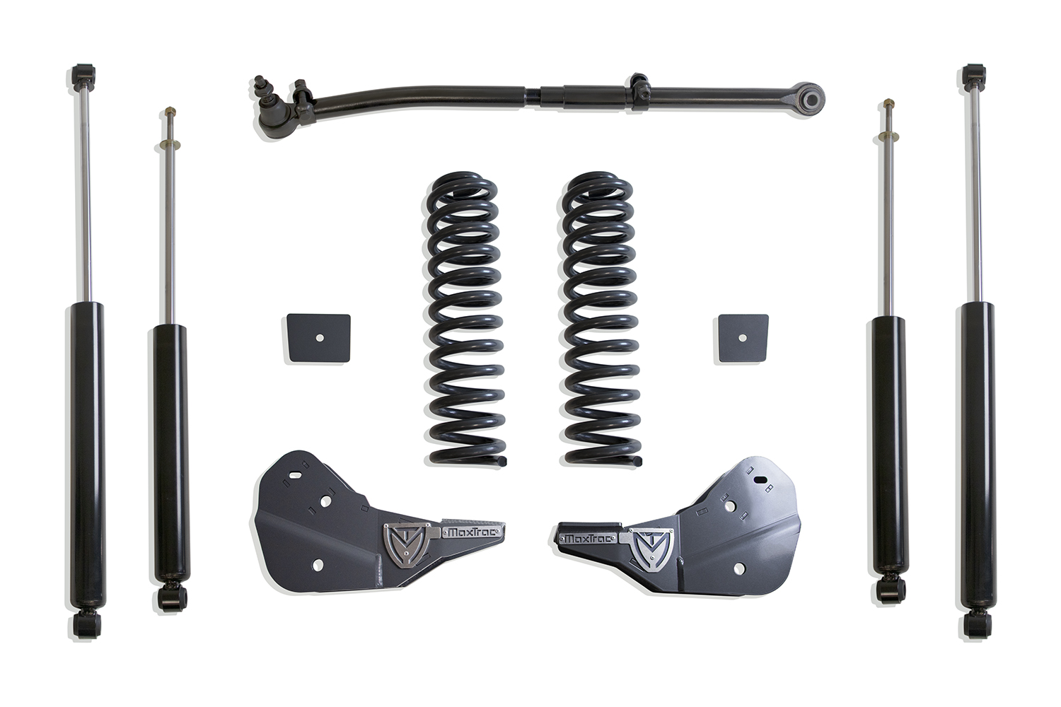 2023-2026 F-250/F-350 4WD DIESEL 2.5" COIL SPRING LEVELING KIT (MAX TRAC SHOCKS)
