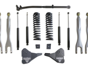2023-2026 F-250/F-350 4WD DIESEL 2.5" COIL SPRING LEVELING KIT W/ 4-LINKS (MAX TRAC SHOCKS)