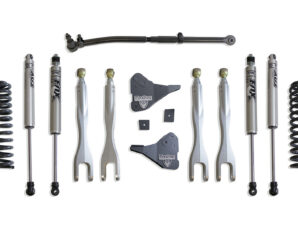 2023-2026 F-250/F-350 4WD DIESEL 2.5" COIL SPRING LEVELING KIT W/ 4-LINKS (FOX SHOCKS)