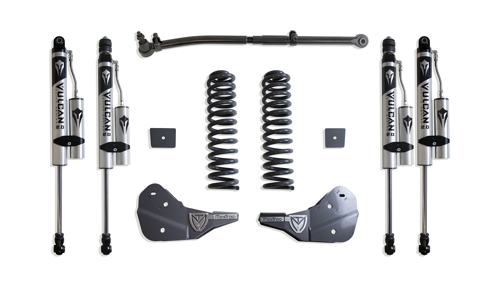 2023-2026 F-250/F-350 4WD DIESEL 2.5" COIL SPRING LEVELING KIT KIT (VULCAN RESERVOIR SHOCKS)