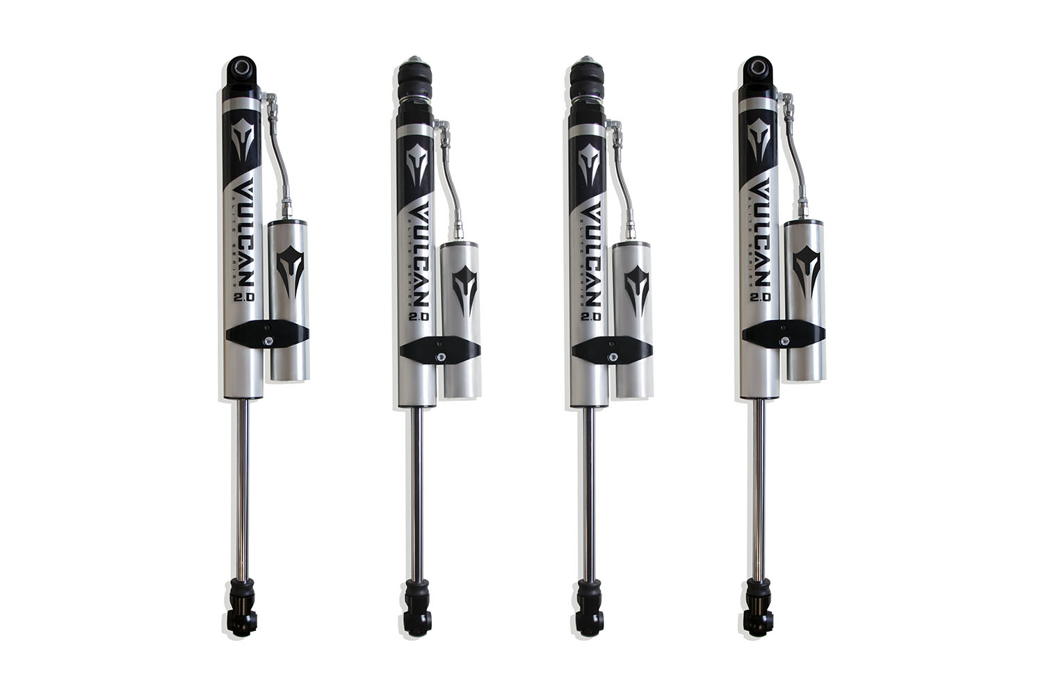 2017-2026 F-250/F-350 4WD F&R VULCAN SERIES RESERVOIR SHOCKS - 4" LIFT HEIGHT