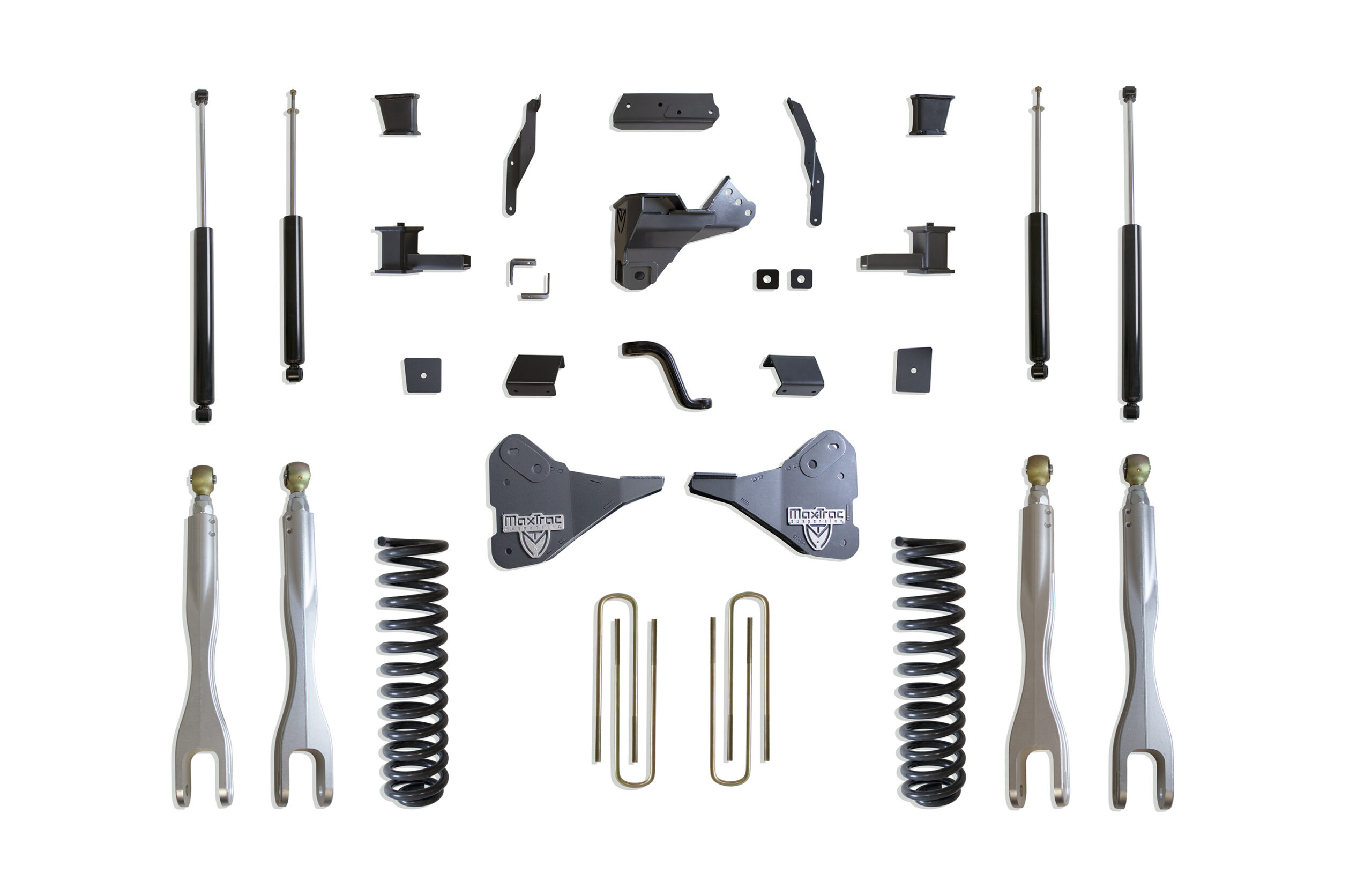 2023-2026 F-250/F-350 4WD DIESEL 4" LIFT KIT W/ 4-LINKS (MAX TRAC SHOCKS)