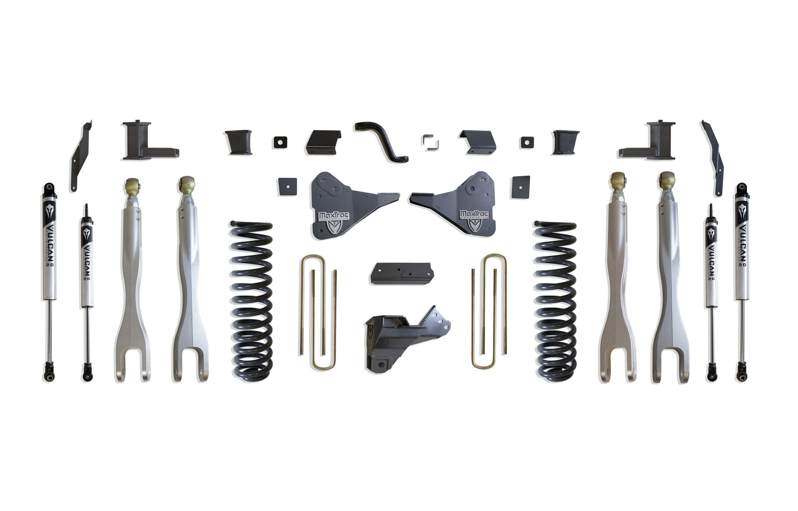 2023-2026 F-250/F-350 4WD DIESEL 6" LIFT KIT W/ 4-LINKS (VULCAN IFP SHOCKS)