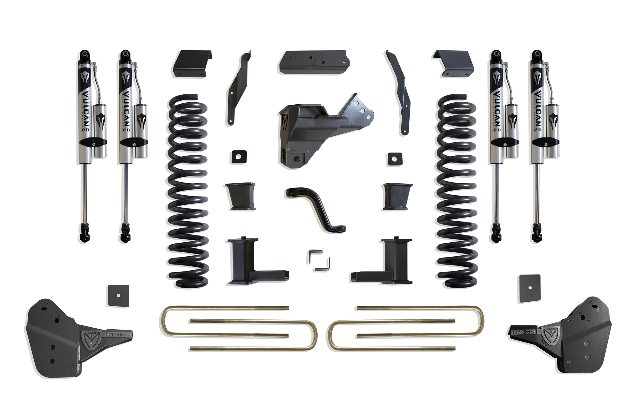 2023-2026 F-250/F-350 4WD DIESEL 8" LIFT KIT (VULCAN RESERVOIR SHOCKS)