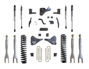 2023-2026 F-250/F-350 4WD DIESEL 8" LIFT KIT W/ 4-LINKS (VULCAN IFP SHOCKS)