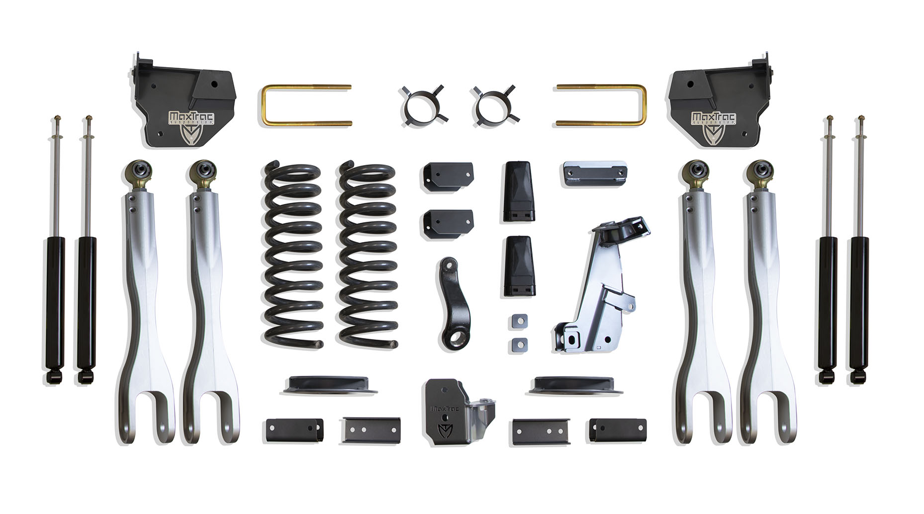 2014-2018 RAM 2500 4WD DIESEL 4" LIFT KIT W/ 4-LINKS (MAX TRAC SHOCKS) (FACTORY REAR AIR RIDE)