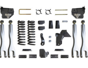 2019-2026 RAM 2500 4WD DIESEL 4" LIFT KIT W/ 4-LINKS (MAX TRAC SHOCKS) (FACTORY REAR AIR RIDE)