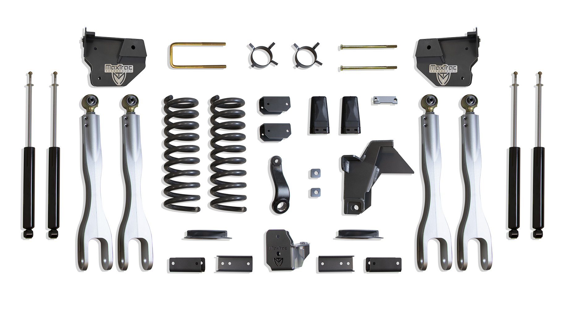 2019-2026 RAM 2500 4WD DIESEL 4" LIFT KIT W/ 4-LINKS (MAX TRAC SHOCKS) (FACTORY REAR AIR RIDE)