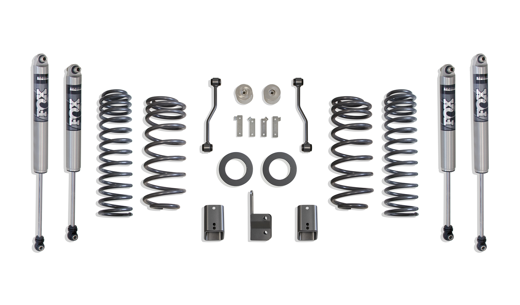 2021-2026 JEEP JL WRANGLER 4XE (HYBRID) 4" LIFT KIT W/ FOX 2.0 PERFORMANCE SERIES SHOCKS