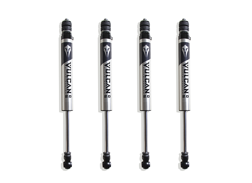 2014-2026 RAM 2500 4WD F&R VULCAN SERIES IFP SHOCKS - 6" LIFT HEIGHT (FACTORY REAR AIR RIDE)