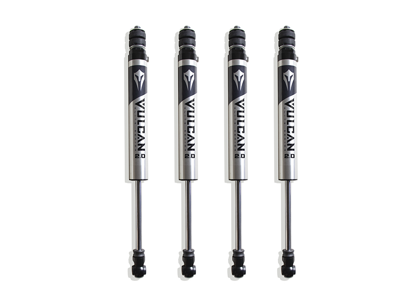 2014-2026 RAM 2500 4WD F&R VULCAN SERIES IFP SHOCKS - 8" LIFT HEIGHT (FACTORY REAR AIR RIDE)