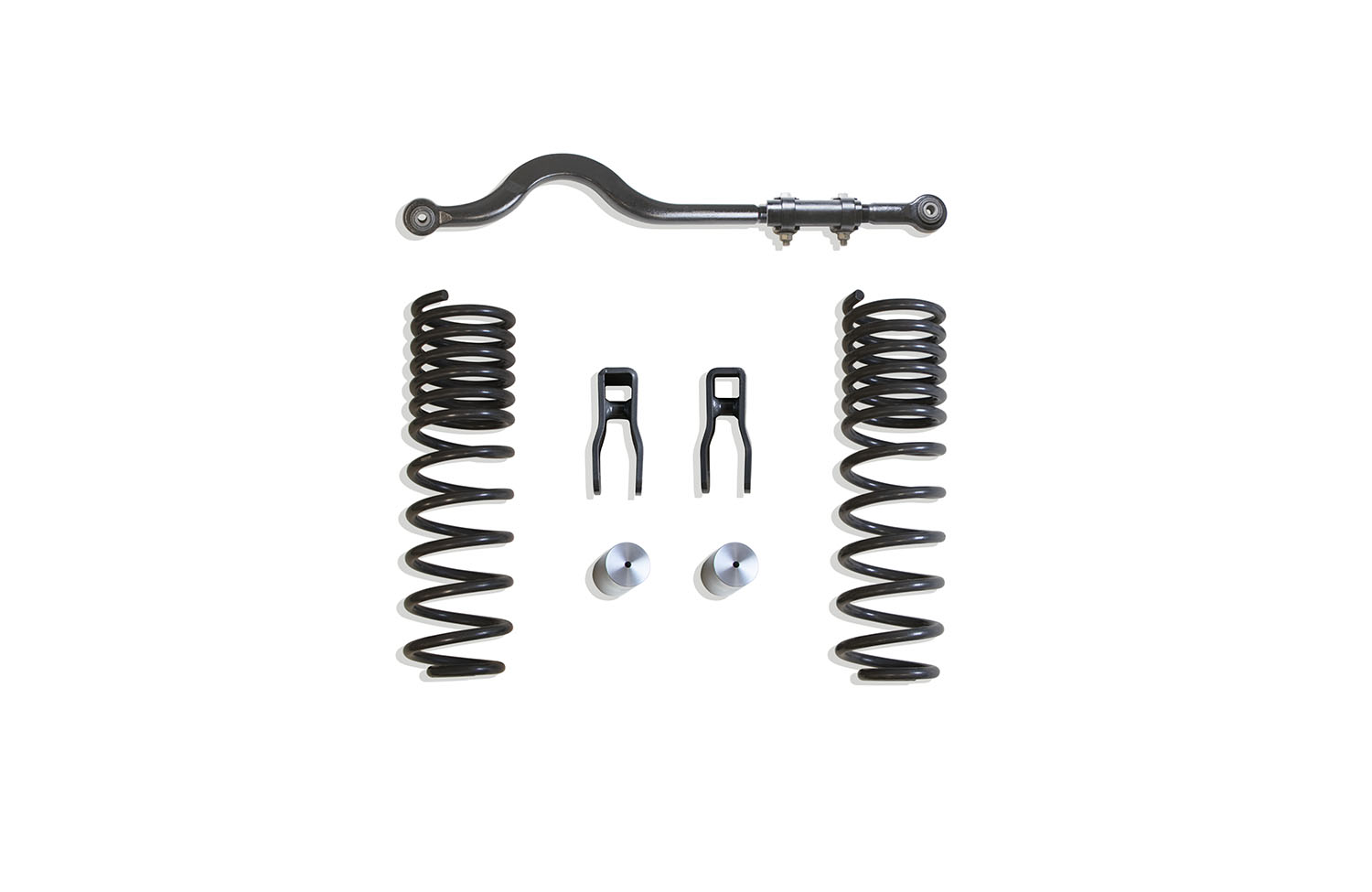 2020-2026 JEEP GLADIATOR MOJAVE FRONT COILS, TRAC BAR, F. SHOCK EXT & MISC. BRACKETS - 3" LIFT HEIGHT (BOX 1 OF 2)