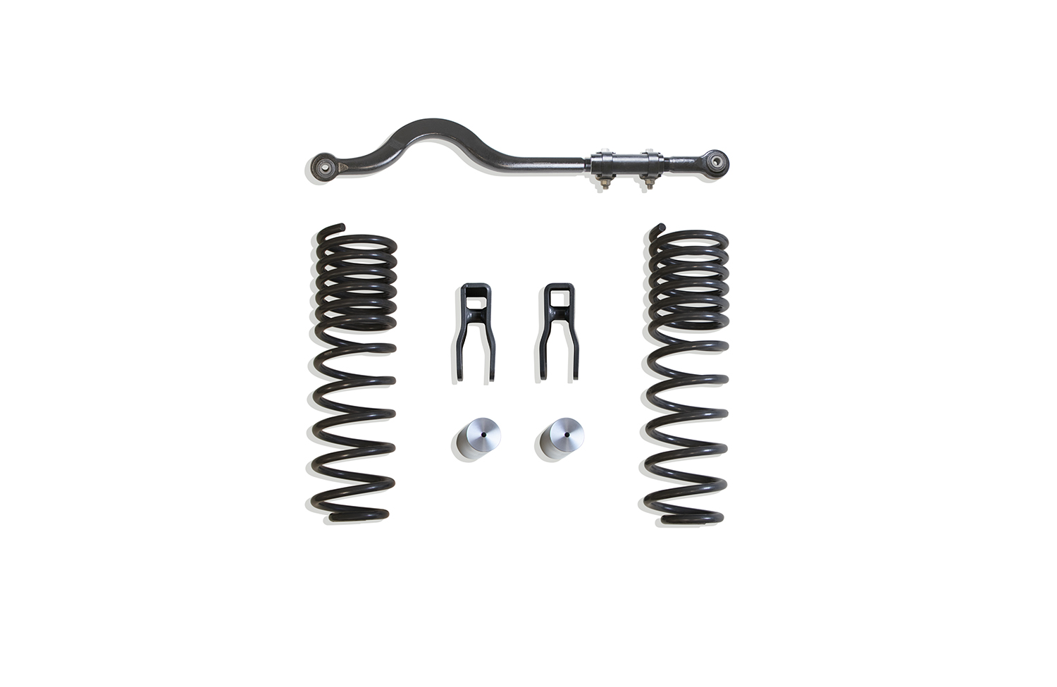 2020-2026 JEEP GLADIATOR FRONT COILS, TRAC BAR, SHOCK EXT & MISC. BRACKETS - 4.5" LIFT HEIGHT (BOX 1 OF 2)