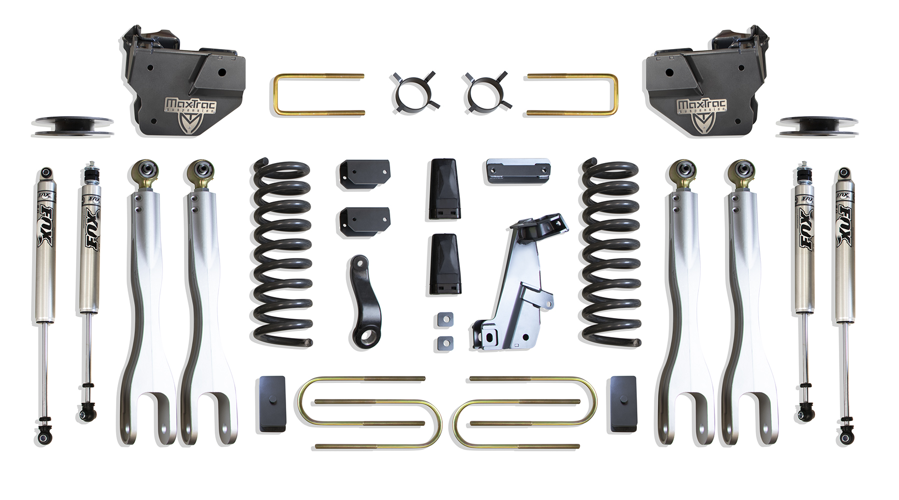 2013-2018 RAM 3500 4WD DIESEL 4" LIFT KIT W/ 4-LINKS (FOX SHOCKS) (FACTORY REAR AIR RIDE)