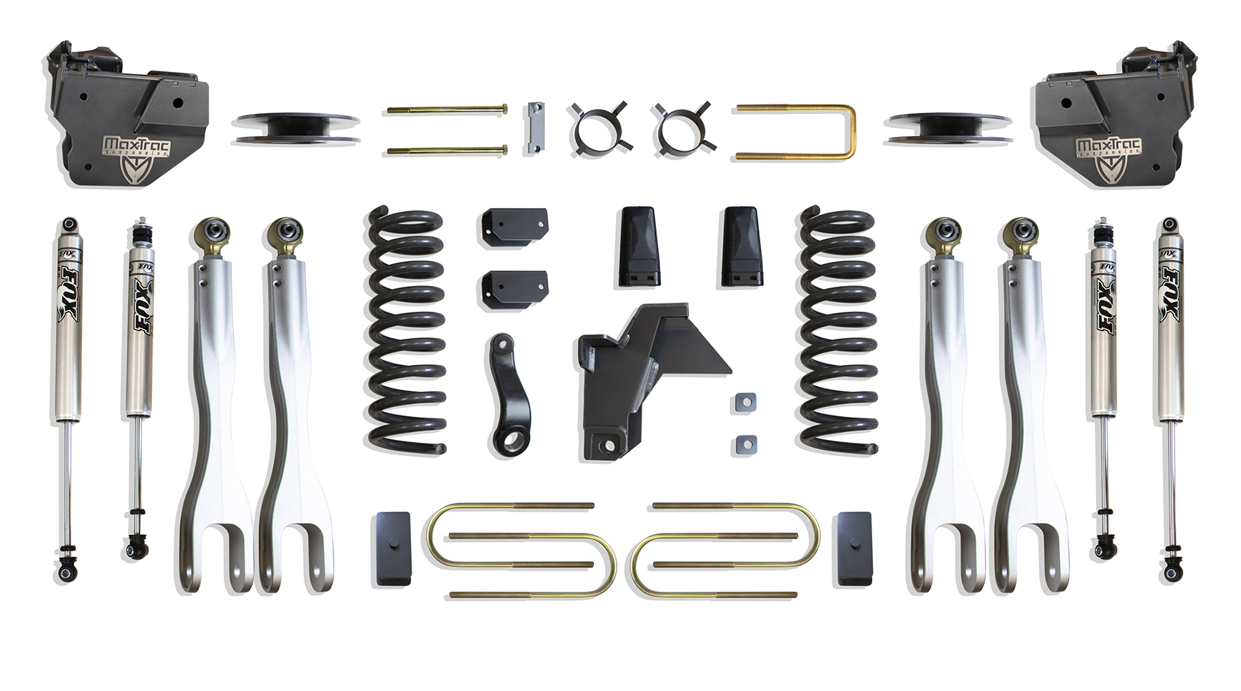 2019-2026 RAM 3500 4WD DIESEL 4" LIFT KIT W/ 4-LINKS (FOX SHOCKS) (FACTORY REAR AIR RIDE)