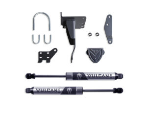 2014-2026 RAM 2500/3500 4WD DUAL STEERING STABILIZER KIT W/ VULCAN 2.0 SERIES STABILIZER SHOCKS