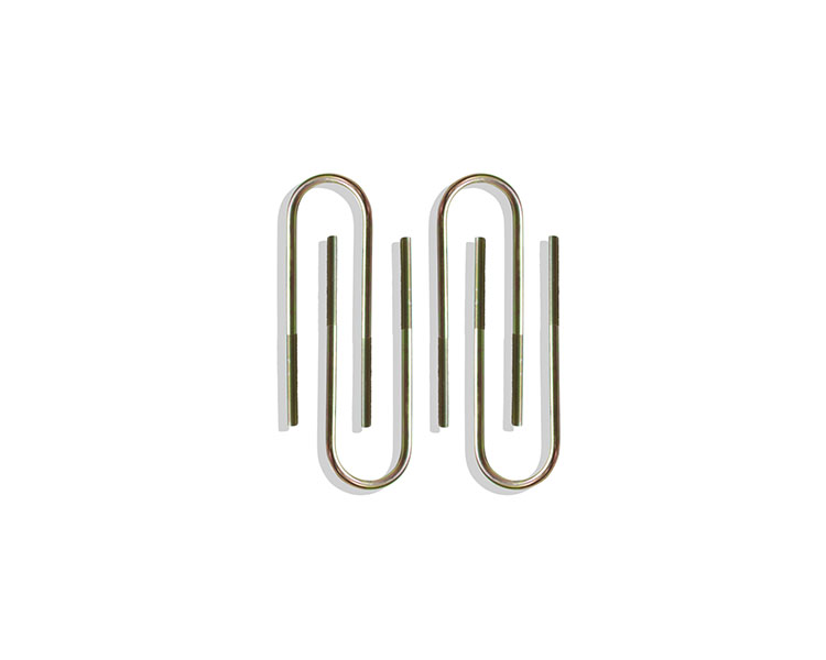 2025-2026 GM 1500 2WD/4WD ROUND U-BOLTS (FITS 6"-7" BLOCKS) (16.00" X 2.625" X 9/16")