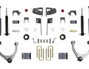 2019-2026 SILVERADO/SIERRA 1500 2WD/4WD 2"/4" LOWERING KIT (STRUTS) (W/ CAMBER CORRECTION UCA'S)