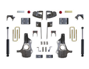 2019-2026 SILVERADO/SIERRA 1500 2WD/4WD 2"/4" LOWERING KIT (SPINDLES)