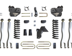 2019-2026 RAM 3500 4WD DIESEL 4" LIFT KIT W/ 4-LINKS (VULCAN RESERVOIR SHOCKS) (FACTORY REAR AIR RIDE)