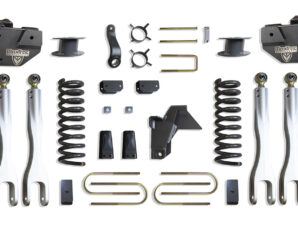 2019-2026 RAM 3500 4WD DIESEL 6" LIFT KIT W/ 4-LINKS (VULCAN RESERVOIR SHOCKS) (FACTORY REAR AIR RIDE)