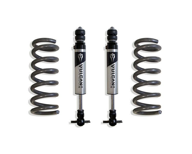 2014-2024 RAM 1500 (5-LUG) (ECODIESEL) 2WD 2" FRONT LIFT COILS W/ VULCAN IFP SHOCKS