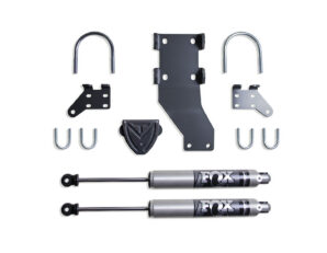 2017-2026 F-250/F-350 4WD DUAL STEERING STABILIZER KIT W/ FOX STABILIZERS
