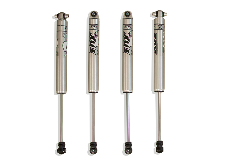 2020-2026 JEEP GLADIATOR F&R FOX 2.0 PERFORMANCE SERIES SHOCKS - 4.5" LIFT HEIGHT