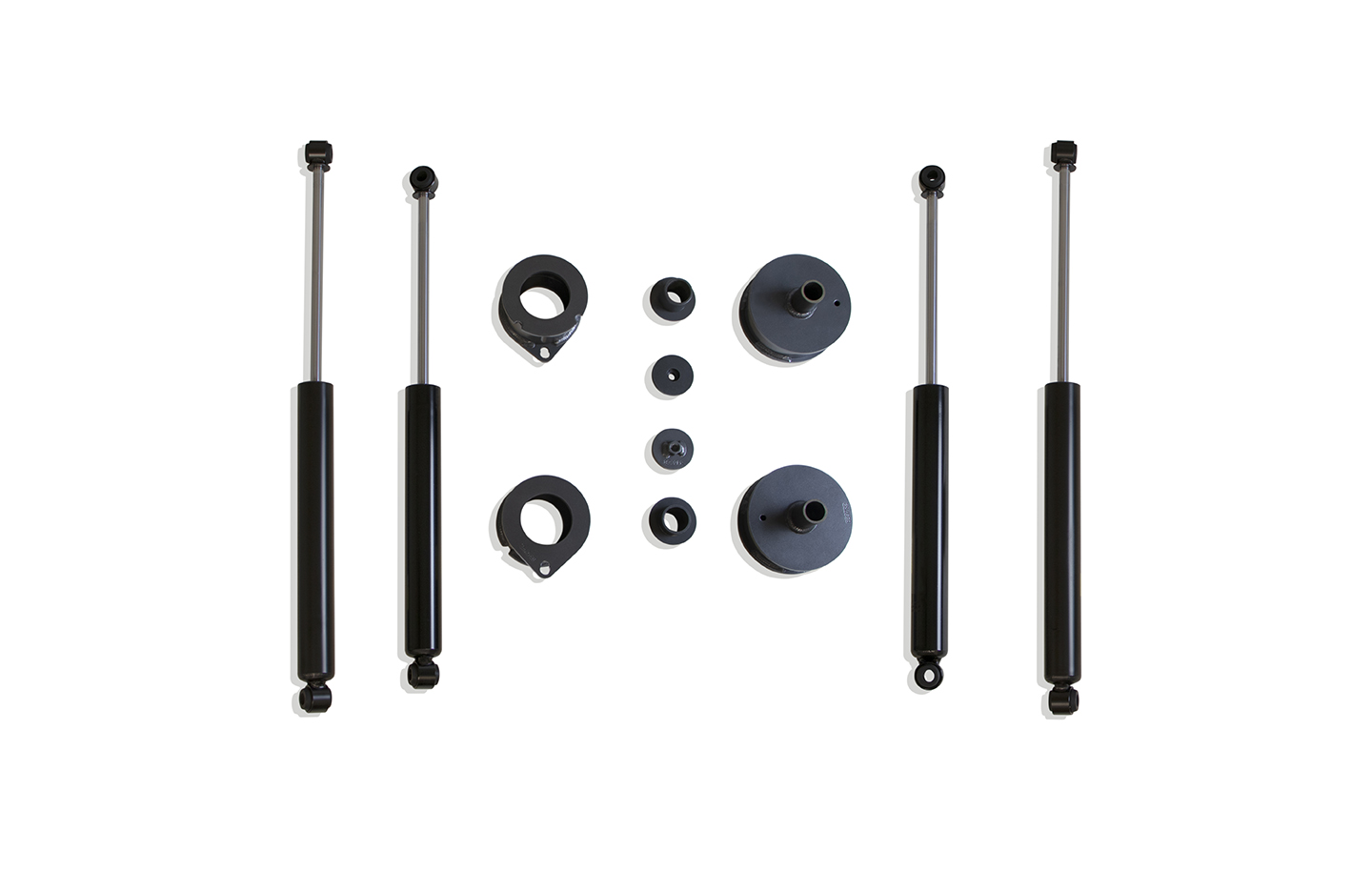 2018-2026 JEEP JL WRANGLER (INCL. 4XE HYBRID) 2.5"/2" SPACER KIT W/ MAX TRAC SHOCKS
