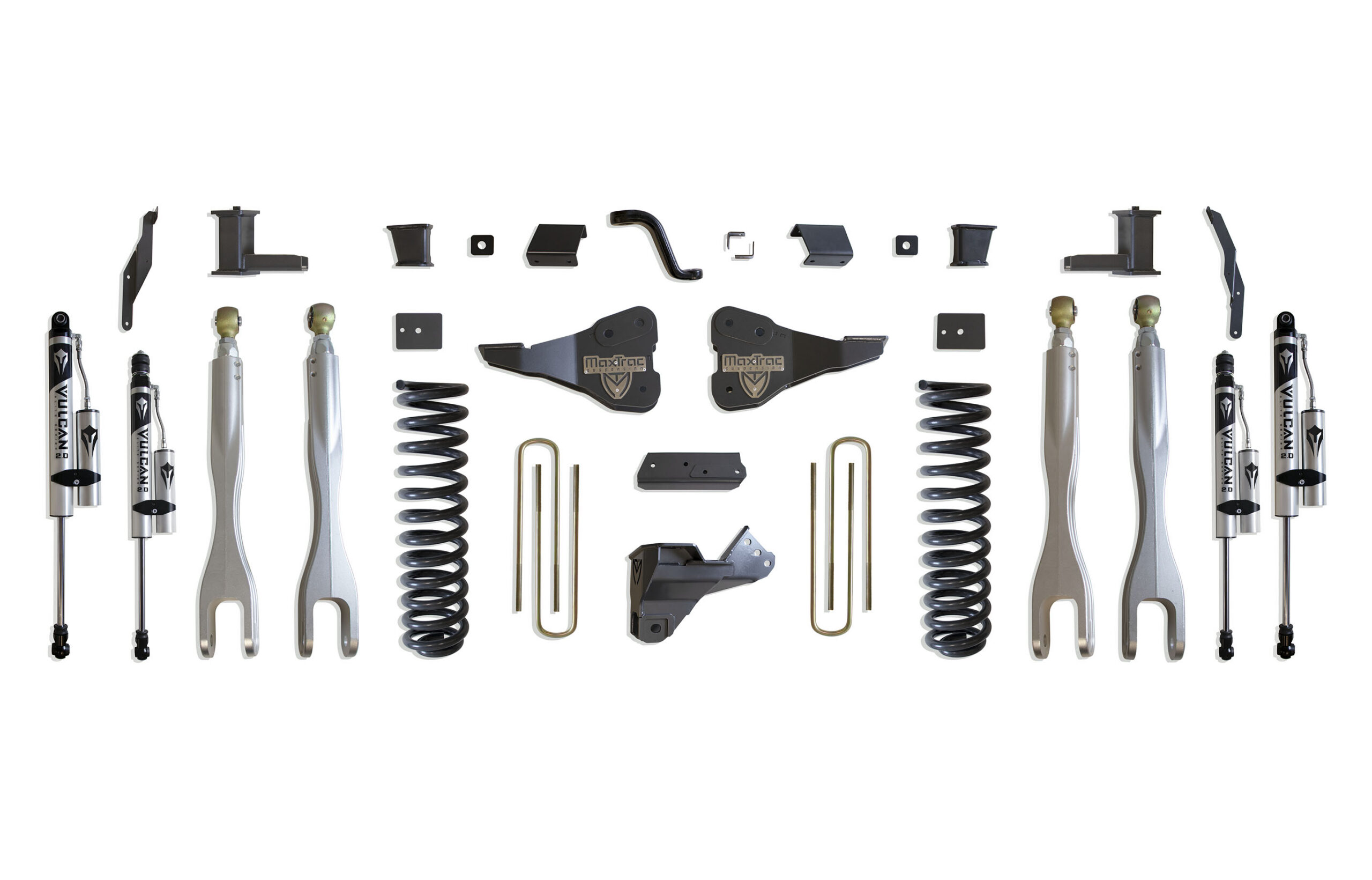 2017-2022 F-250/F-350 4WD DIESEL 6" LIFT KIT W/ 4-LINKS (VULCAN RESERVOIR SHOCKS)