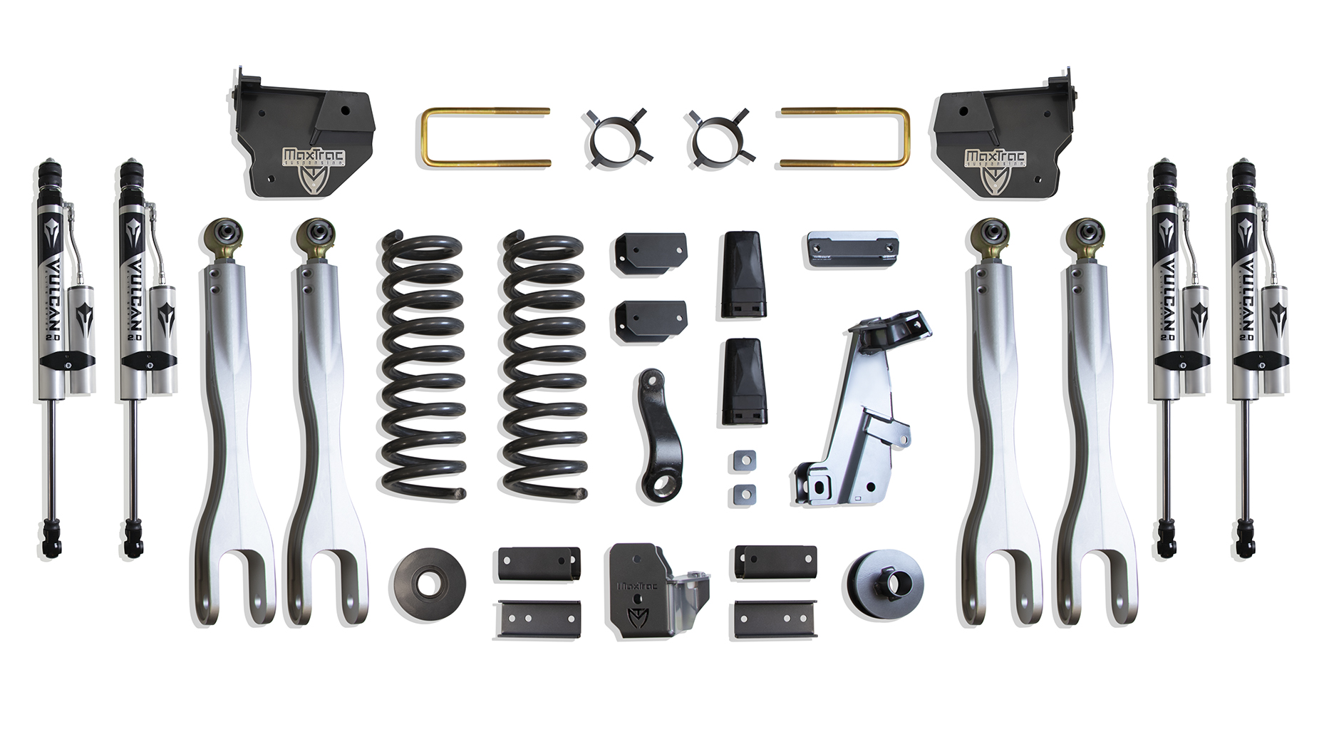 2014-2018 RAM 2500 4WD DIESEL 4" LIFT KIT W/ 4-LINKS (VULCAN RESERVOIR SHOCKS)