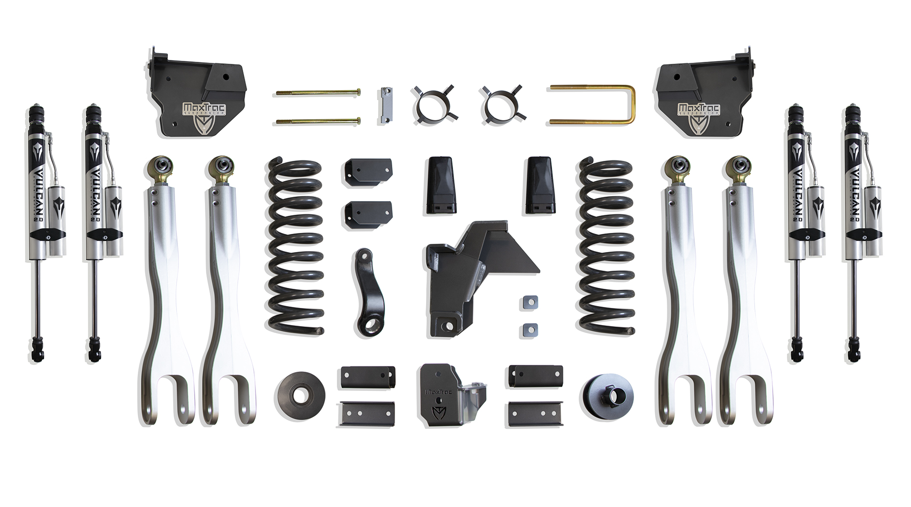 2019-2026 RAM 2500 4WD DIESEL 8" LIFT KIT W/ 4-LINKS (VULCAN RESERVOIR SHOCKS)