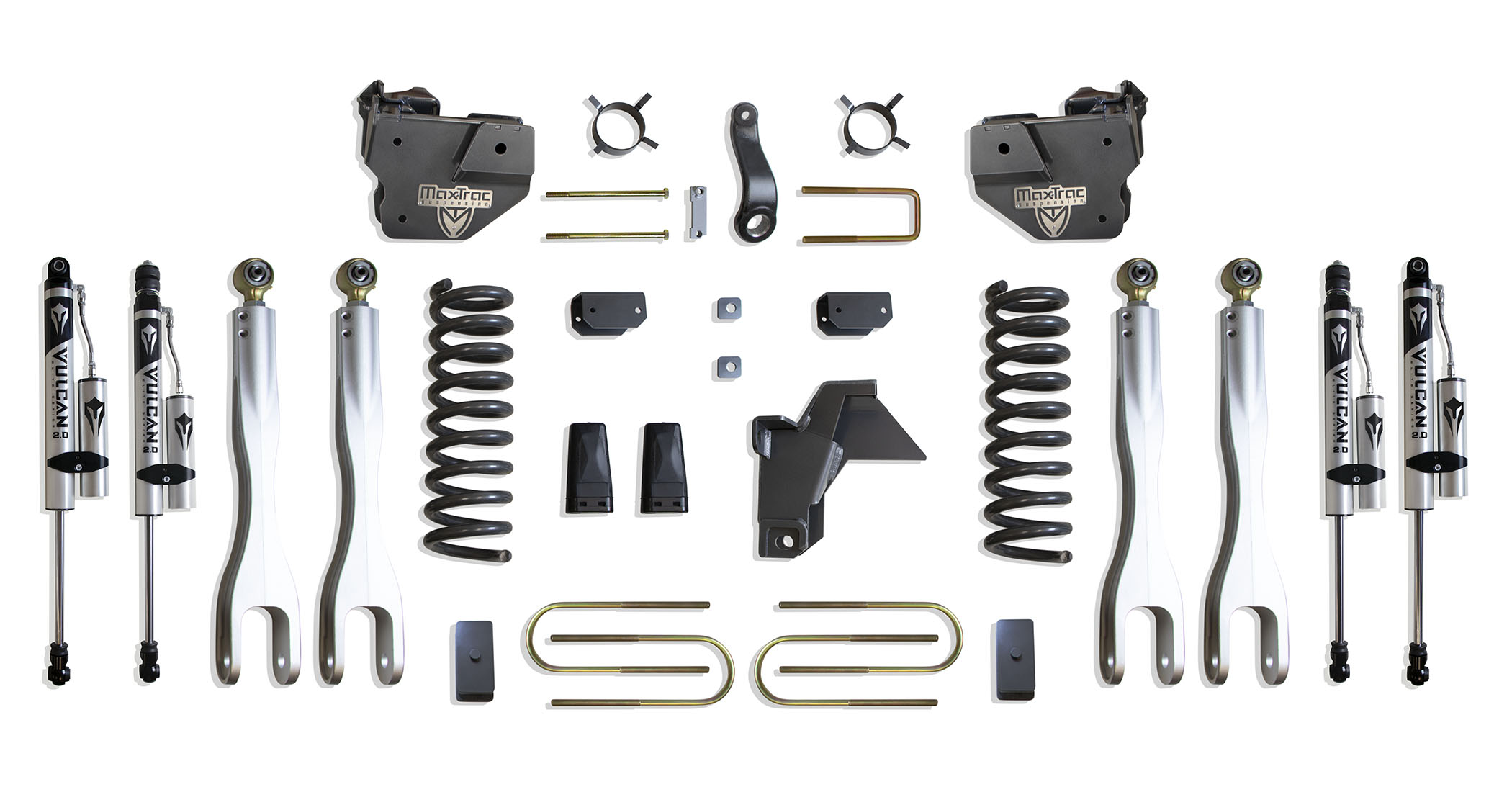 2019-2026 RAM 3500 4WD DIESEL 4" LIFT KIT W/ 4-LINKS (VULCAN RESERVOIR SHOCKS)